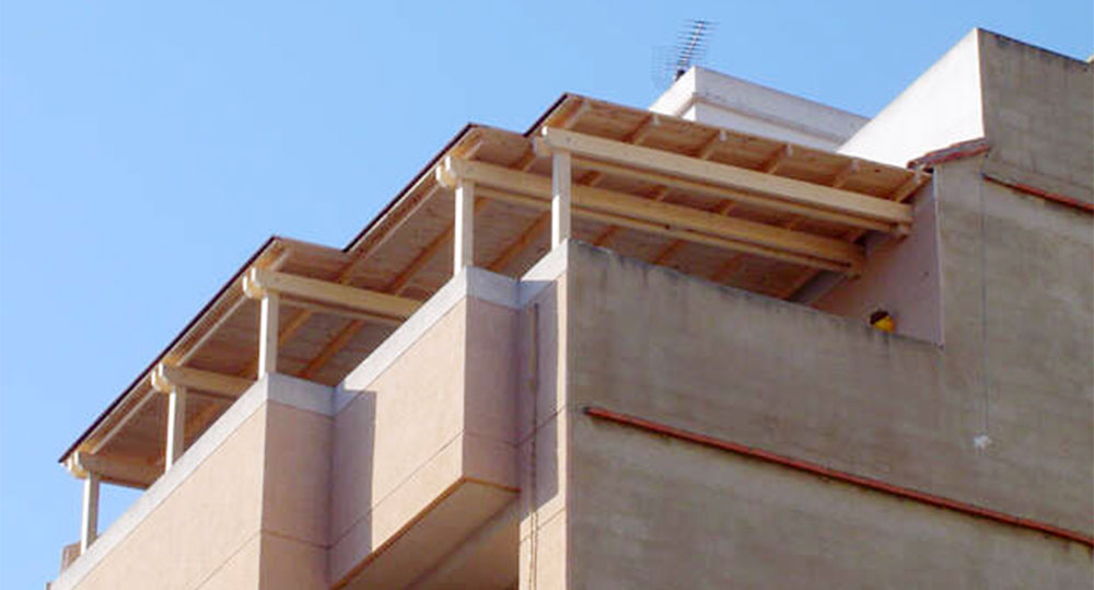 Pérgola de madera en Valencia