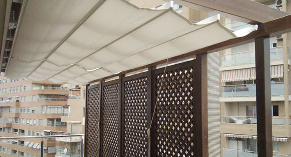 Pérgola de madera en Valencia