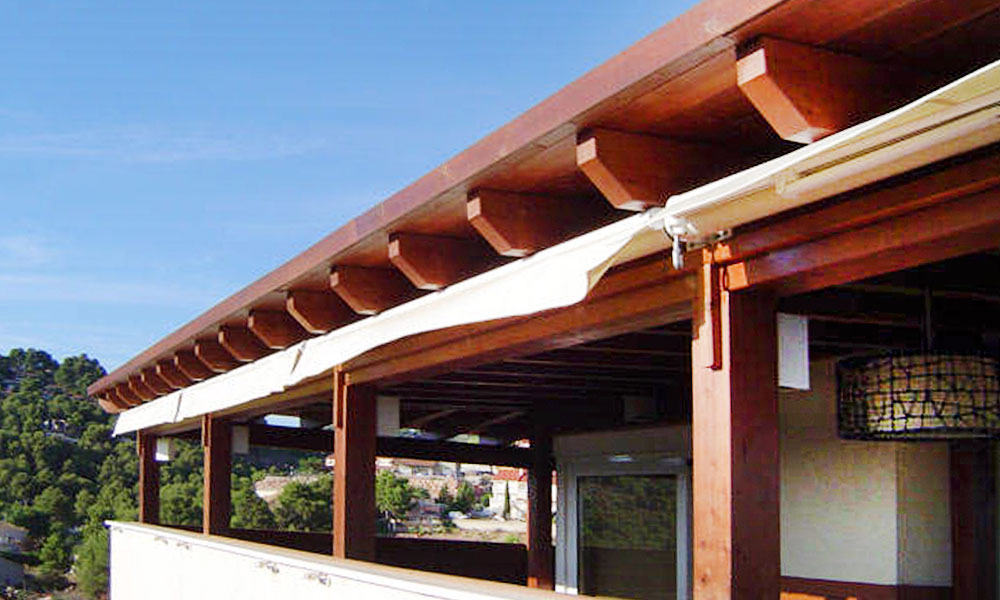 Pérgola de madera en Valencia